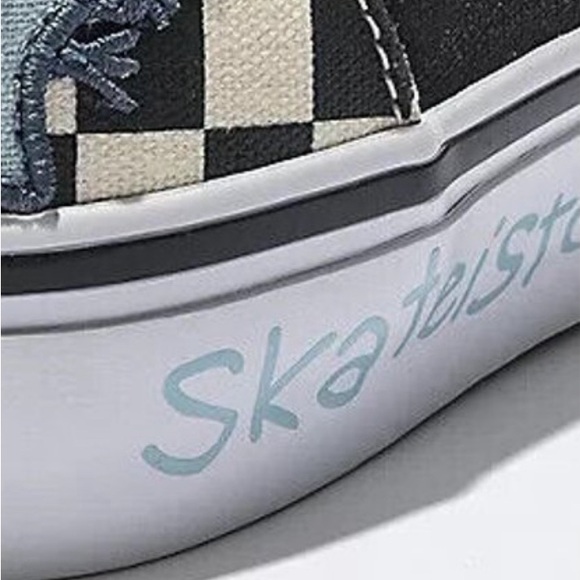 Vans x Skateistan Checker Board Slip On Skate shoes sunshine collab collectors - Picture 4 of 9